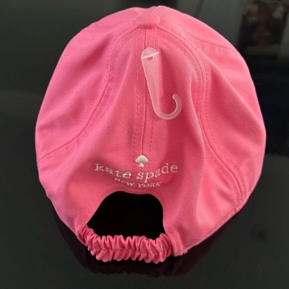 NWT Kate Spade logo baseball cap pink - Picture 2 of 4